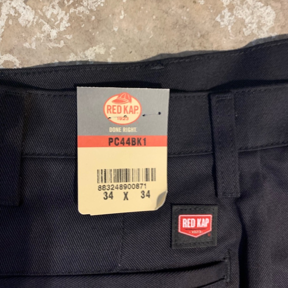 Red Kap Black Work Pants